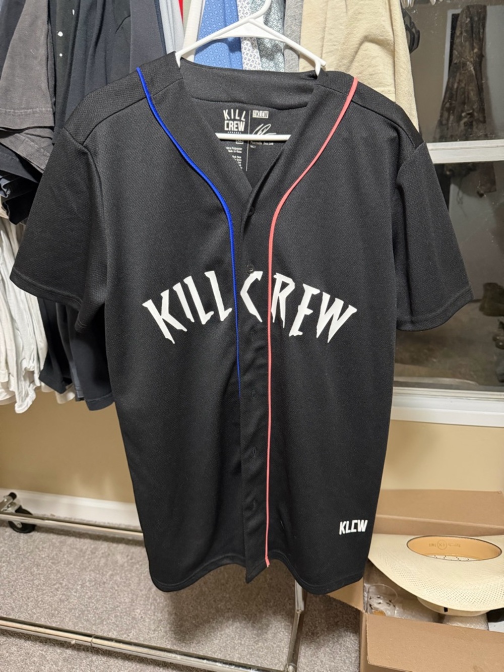 Kill Crew Black Baseball Jersey